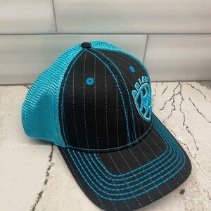 Ariat Black and Teal Mesh Cap